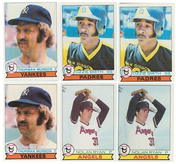 1979 Topps Baseball Complete & Near-Complete Set Pair (Missing 5 Cards) – Includes Ozzie Smith Rookie Card!